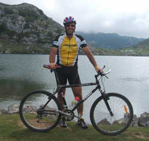 Ole at the Lagos de Covadonga